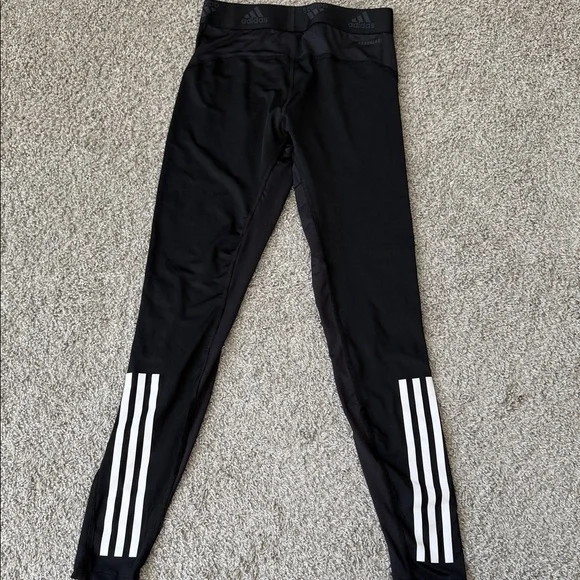 Adidas Mens Techfit Black compression pants - Picture 2 of 4